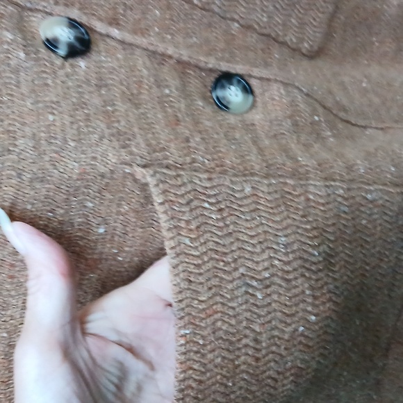 J.CREW 70% LAMBSWOOL Collared sweater-jacket SZ M - Picture 7 of 12